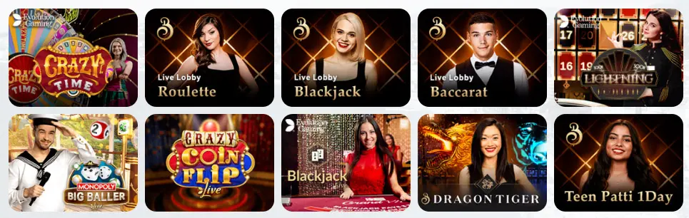 Giochi da casinò live BETLIVE CASINO