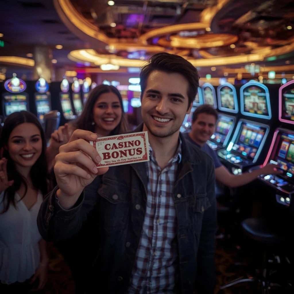 una persona con un bonus del casinò BETLIVE CASINO